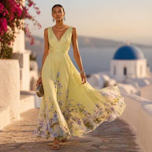 sachin and babi light blue dress Wedding Guest Dress Flowy