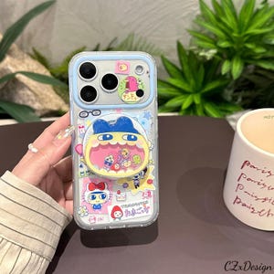 Fun Tamagotchi MagSafe Phone Case with Stand, Kawaii Retro Virtual Pet Clear iPhone Case, Protective Cover for iPhone 17 16 15 14 Pro Max image 10