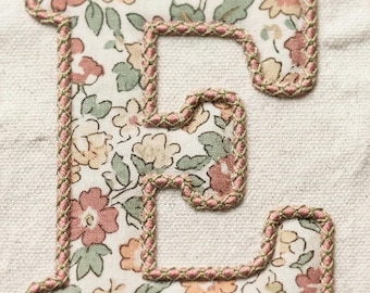 Satin Edge with Diamond Stitch Alphabet A-Z & 0-9 | 5 Sizes | Applique Embroidery Font BX + 8 Format