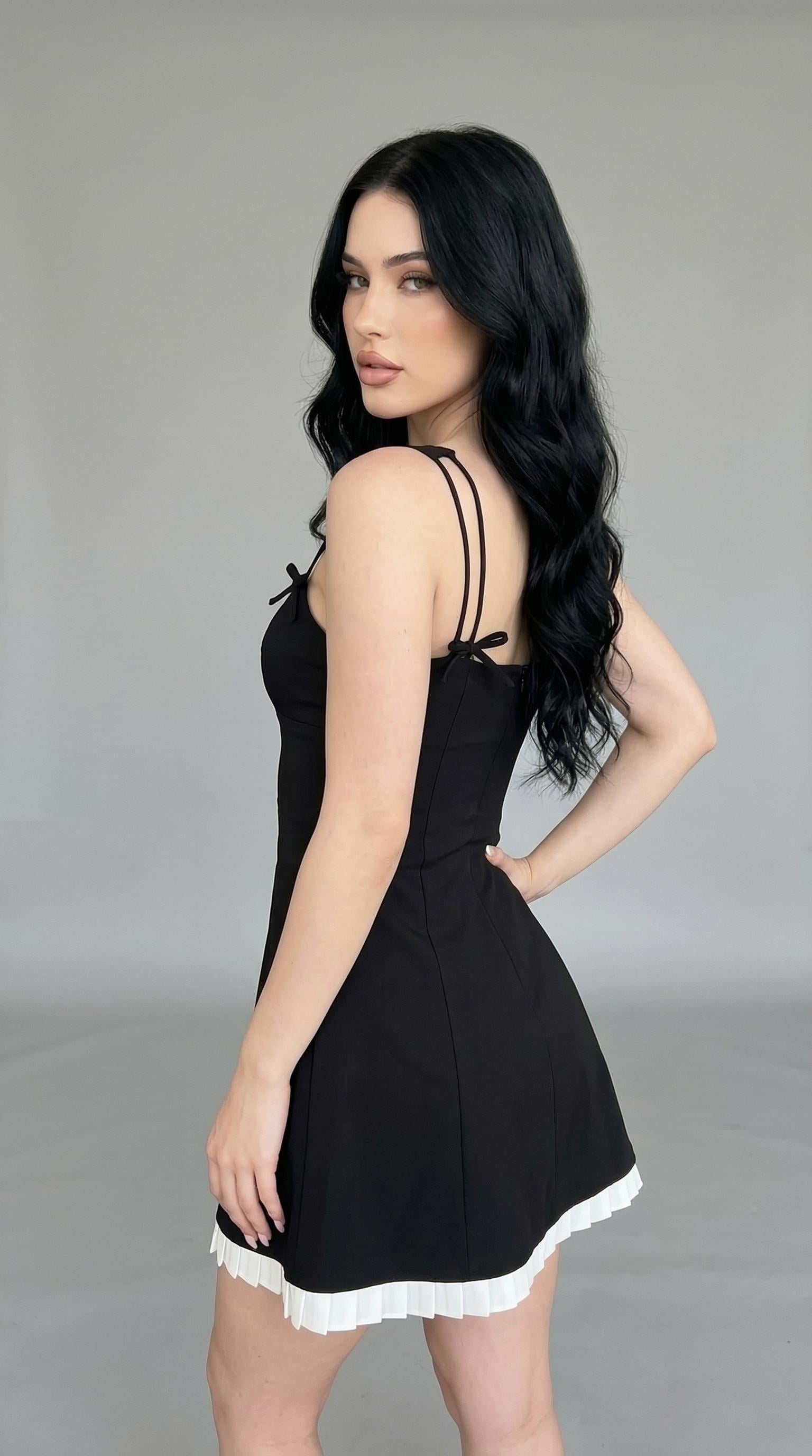 princess polly baby blue dress Sherri Hill Black prom dress at XO by Sophia's main image 1