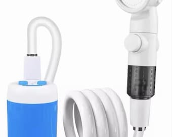 Electric Outdoor Camp Shower Pump Rechargeable Multiple Spray Mode