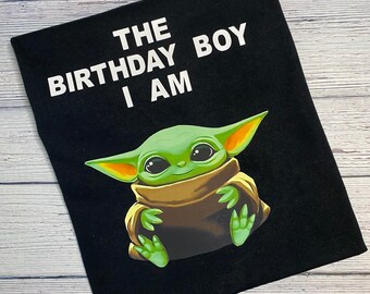 Birthday Boy Baby Yoda