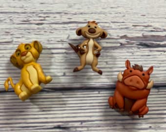 Lion Shoe Charms