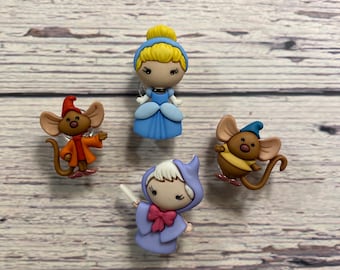 Cinderella Shoe Charms