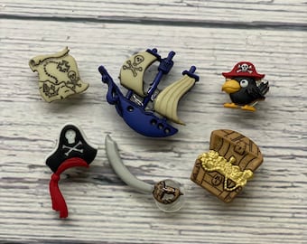 Pirate Shoe Charms