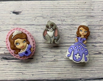 Sofia the First Shoe Charms
