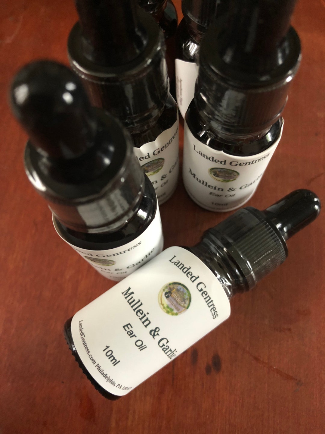 Mullein & Garlic Ear Oil. Etsy