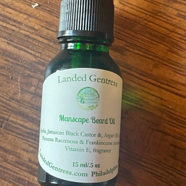 Manscape beard oil 1/2 oz