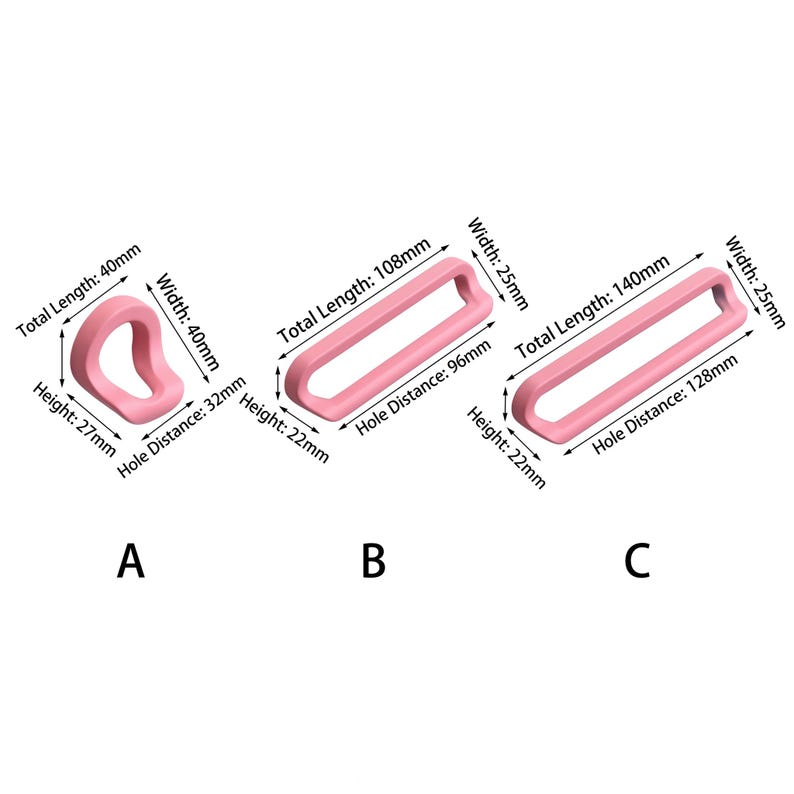 Lekfulla skåphandtag och knoppar, Loop-lådhandtag, Moderna byråhandtag, Skåpbeslag till barnrum, Skåphandtag till barnrum, Heminredning bild 2