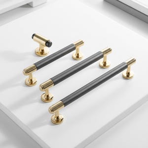 Modern Cabinet Pulls and Knobs, T Bar Drawer Handles, Dresser Pulls, Kitchen Cupboard Handles, Vanity Hardware, Wardrobe Door Pulls, Decor