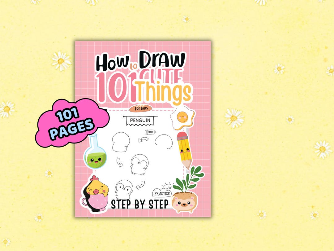 How to Draw Cute Things for Kids, Step by Step Drawing Book, Easy ...