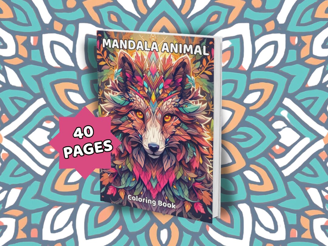 Animal Mandala Coloring Pages – 40 Mandala Animal Designs – Printable ...