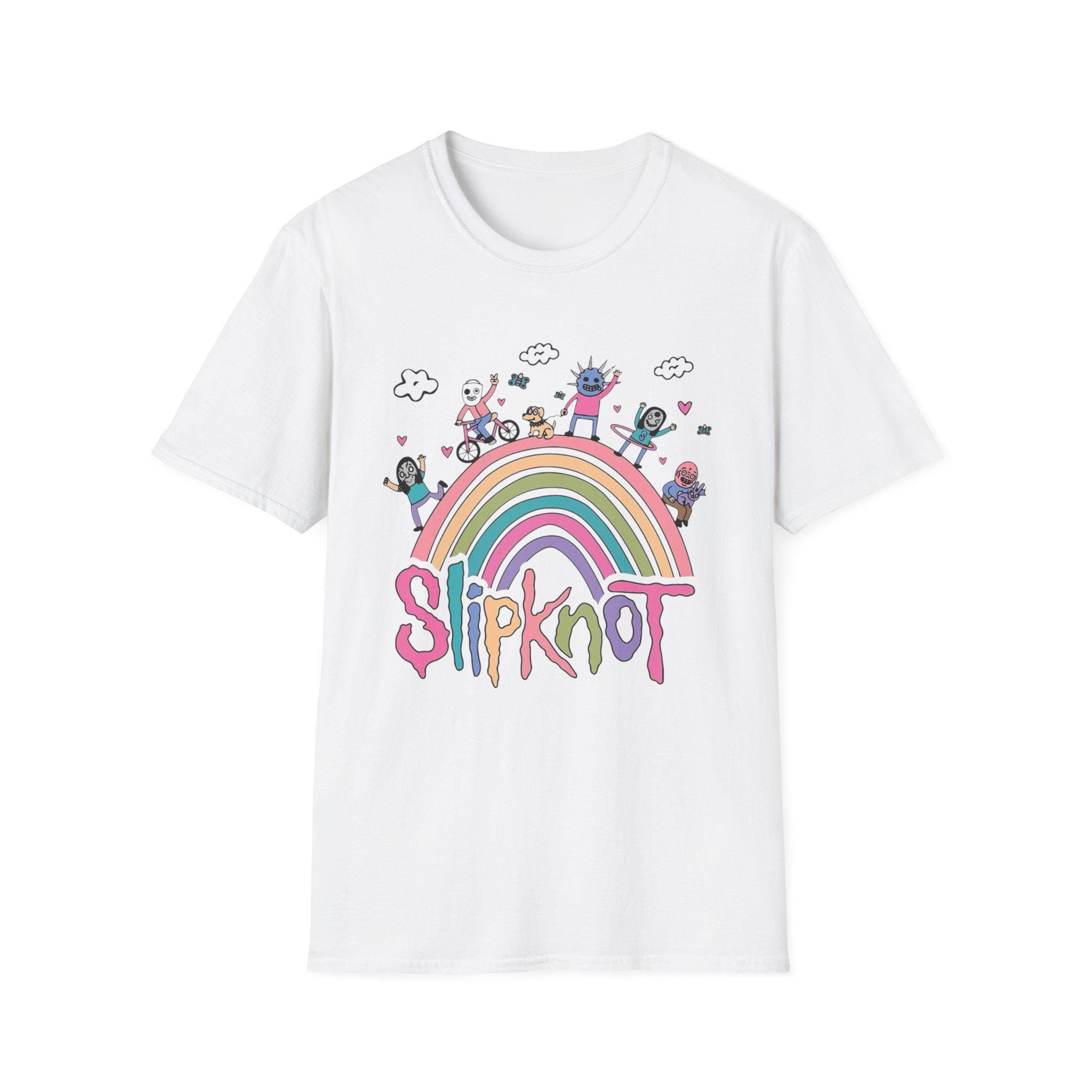 Slipknot Rainbow Characters T-shirt | Playful Band Logo Tee - Etsy