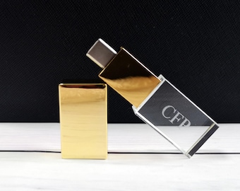 Free logo 10 Sets Custom Type-C Crystal glass USB C drive, Personalised USB 3.0 Stick wedding gift 8GB-64GB