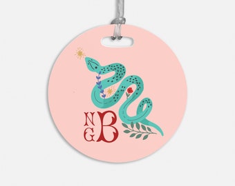Sweet Serpent Luggage Tag