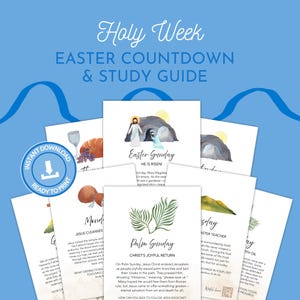 Holy Week Easter Countdown & Study Guide - Church of Jesus Christ - LDS