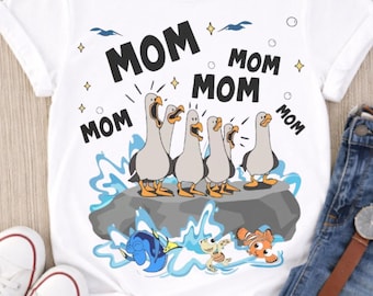 Disney Seagulls Mom Shirt, Disney Finding Nemo Seagulls Mine, Mother's Day Disney Mom Shirt, Mother's Day Gift, Disneyland Family Party Gift