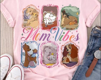 Mothers Day PNG, Disney Mom Vibes Png, Disney Mom Characters Png, Bambi Dumbo Lion King Mother Png, Mother Day Disney Png