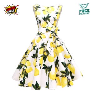 yellow satin floral twist swing midi dress Floral Yellow Swing Dress