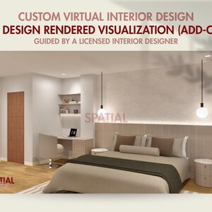 Aangepast interieurontwerp (add-on): 3D-ontwerp gerenderde visualisatie