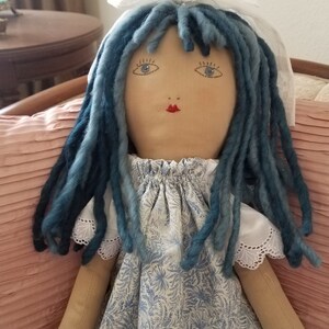 My mane  is Azulma  26" high Sweet girl. I love every thing blue and ready to go and play,