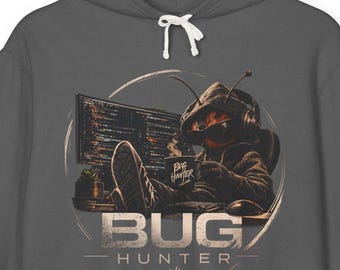 Sudadera divertida para programadores, jersey con humor sobre programación, regalo para desarrolladores, suéter para nerds, ropa tecnológica, cazador de errores