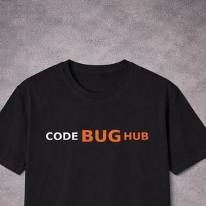 CODE BUG HUB T-Shirt | developer gift Programmer Humor, Bug Fixing Tee