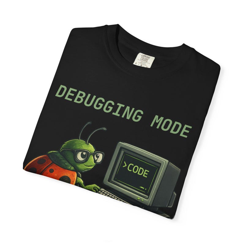 Camiseta de devoluper programador de depuración imagen 3