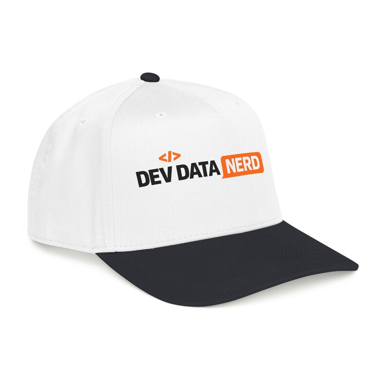 Czapka baseballowa Dev Data Nerd | logo programisty kodera | czapka techniczna zdjęcie 5