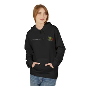 Sweat à capuche drôle de programmeur, pull codage humour, cadeau développeur, sweat à capuche nerd, cadeau tech, débogage sudo restart univers Sweat à capuche image 3