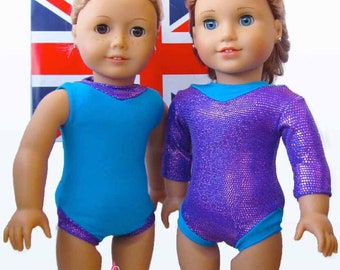 Padrão de costura Leotard PDF para bonecas de 18 polegadas como American Girl - DOWNLOAD INSTANTÂNEO.