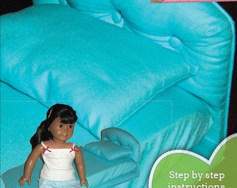 18 inch Doll Bed PDF instructions for making a bed to fit dolls like American Girl - INSTANT DOWNLOAD.