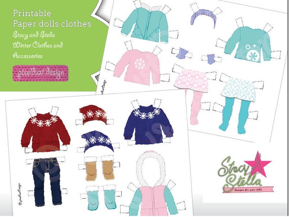 paper dolls clothing and accessories