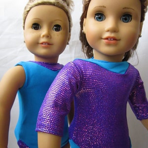 Leotard PDF sewing pattern for 18 inch dolls like American Girl INSTANT DOWNLOAD. image 3