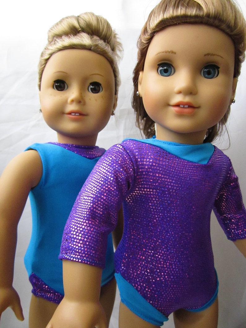 Leotard PDF sewing pattern for 18 inch dolls like American Girl INSTANT DOWNLOAD. image 3