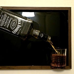 Whiskey Epoxy Table - Etsy