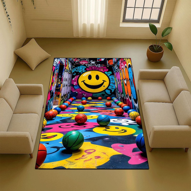 Funky Rug - Etsy
