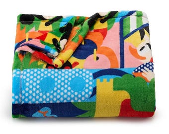Disney Characters Mickey & Friends Oversized Soft Plush Warm Throw Blanket