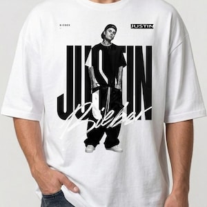 Vintage Justin Bieber Shirts - Etsy