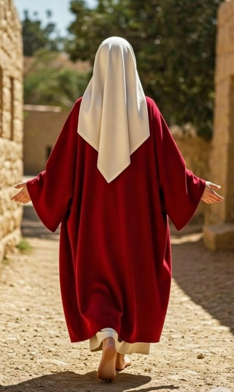 Picture Scripture Robe Mary Magdalene Biblical Costume, Holy Land Jesus Era Robe, Religious ...