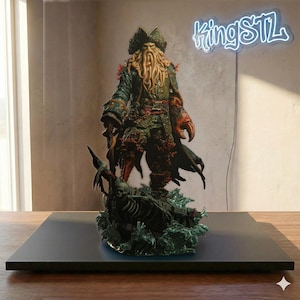 Pirates of the Caribbean – Davy Jones | Sovereign STL Statue | 3D Print Model | Digital STL File