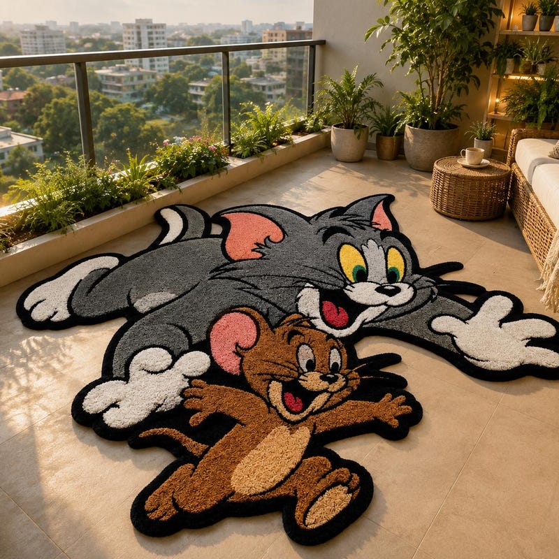 Tom Rug Jerry Tufted Rug - Etsy