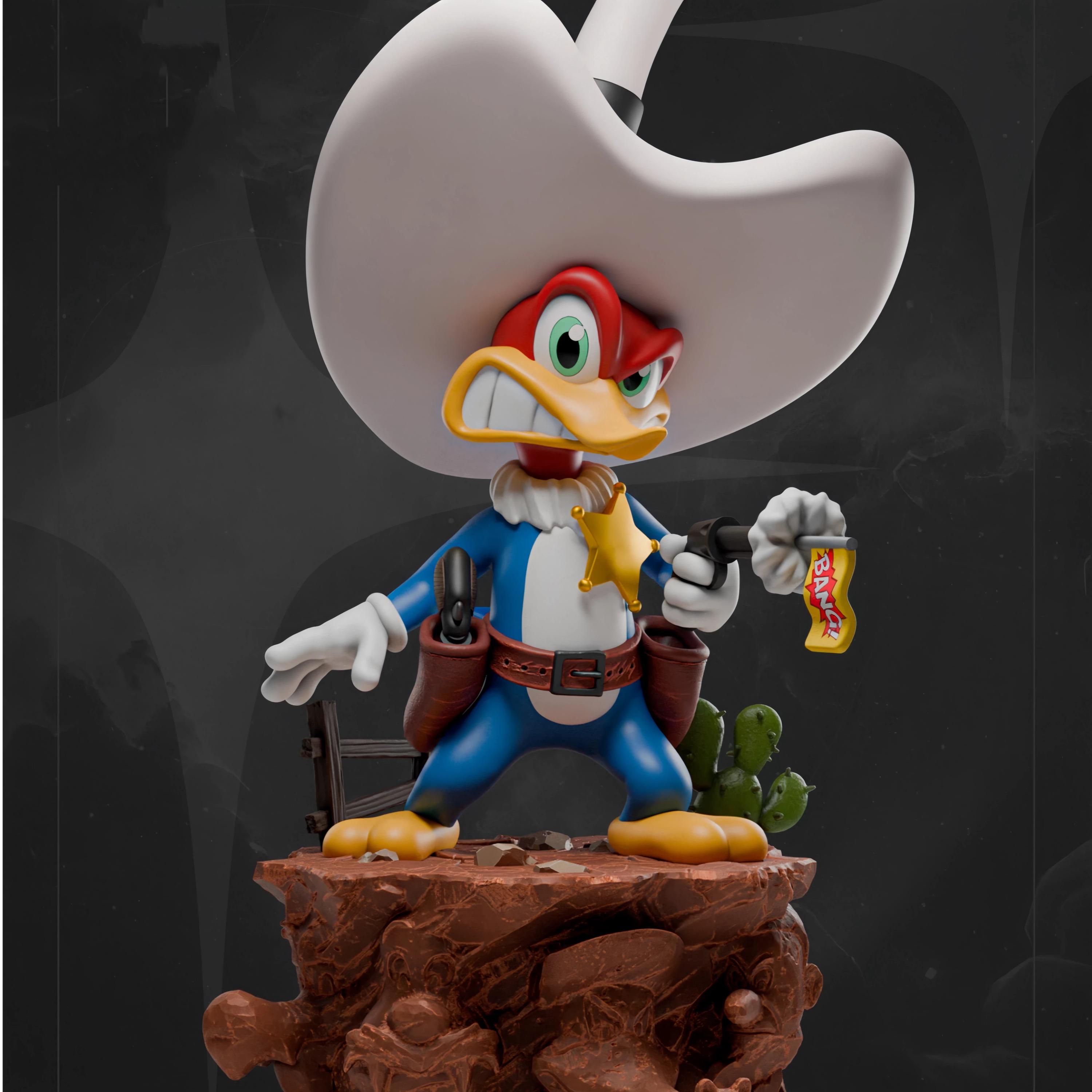 Woody woodpecker figurine - Etsy 日本