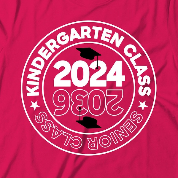 Kindergarten Class 2024 | Senior Class 2036 | Senior Class | Graduation | PNG eps DXF | Cricut Cut File | Kindergarten T Shirt | Senior svg