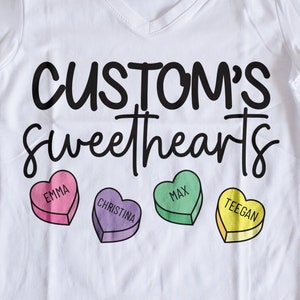 Custom Grandma's Sweetheart | Nana Gigi | With kid names | SVG Cut File | Custom svg | Png Dxf Eps | Sublimation | Valentine's Day