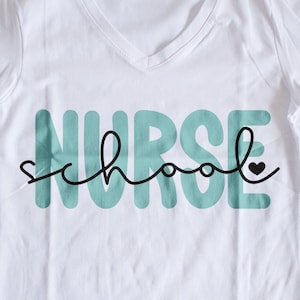 School Nurse SVG | Nurse Appreciation | Dtf eps PNG | Cricut Cut File | Digital Download | School Nurse Gift | Sublimation png | Nurse svg