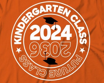Kindergarten Class 2024 | Future Class 2036 | Senior Class | Graduation | PNG eps DXF | Cricut Cut File | Kindergarten T Shirt | Senior svg