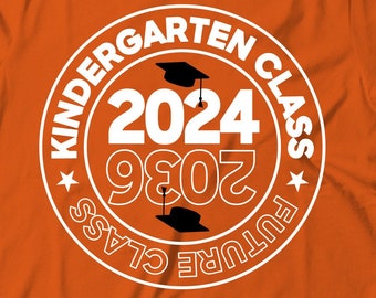 Kindergarten Class 2024 | Future Class 2036 | Senior Class | Graduation | PNG eps Dtf | Cricut Cut File | Kindergarten T Shirt | Senior svg