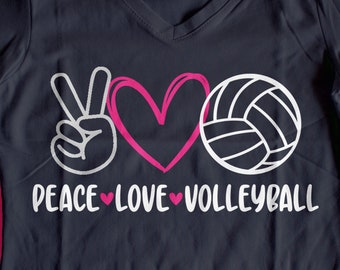 Download Volleyball Love Svg Etsy