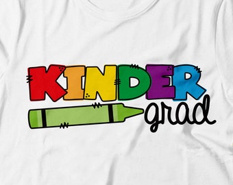 Kinder Grad | Remise des diplômes de la maternelle | Catégorie de | T-shirt de maternelle | PNG DXF SVG | Fichier Cricut Cut | Sublimation Télécharger | Nom de l’année